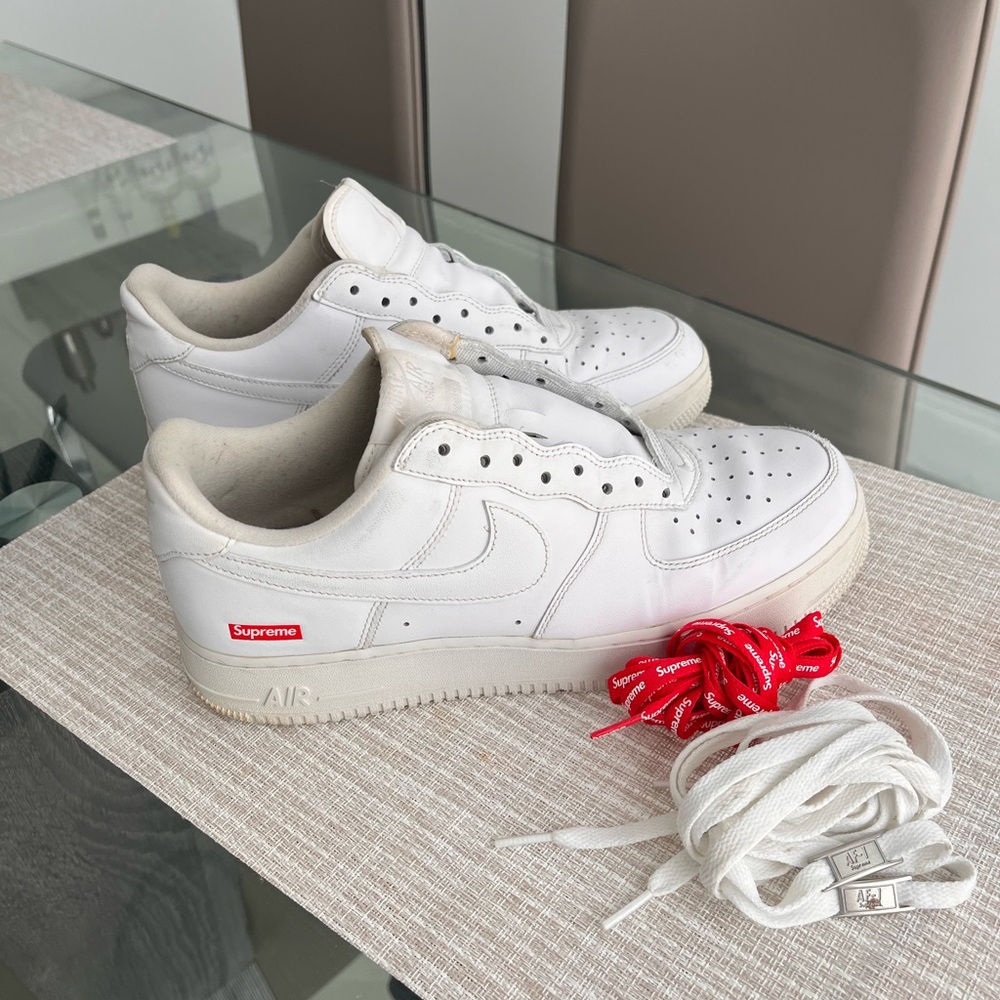 Supreme x Air Force 1 Low 'Box Logo - White'